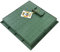 FIRST PLAST TCDPM30V Telaio con Coperchio con maniglia Pedonabile, in PVC, Verde, 300x300 mm