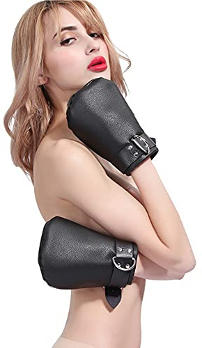 ALMYMM Petplay BDSM Fesseln Sex Fist Handschuhe Schwamm,Bondage Erotik Handschuhe SM Fessel Sexspielzeug Beide Extrem Hundepfoten für Paare,Hund Bondagehandschuh für Dog Play Cosplay Sklave