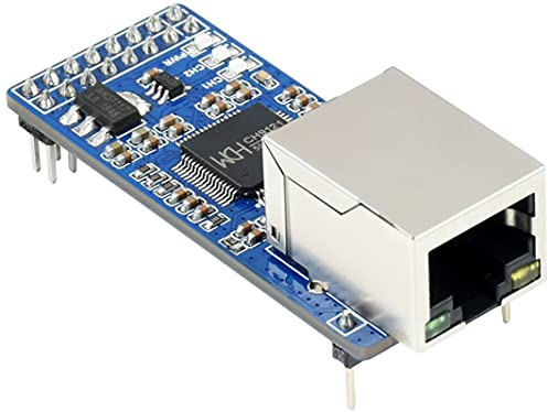 2-CH UART zu Ethernet Konverter Modul UART TTL zu RJ45 Seriell Ethernet Konverter Adapter Kompatibel mit Raspberry Pi/Arduino/STM32