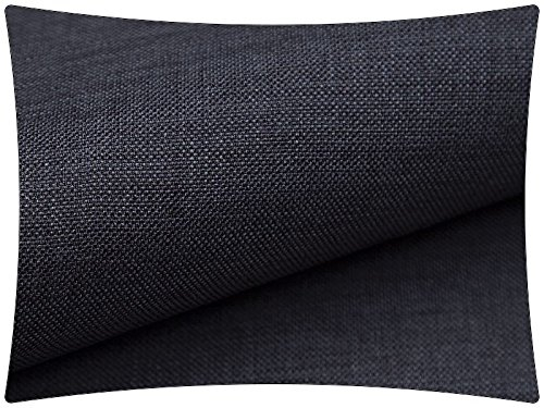 2,5 Meter Polsterstoff Lux 08 Anthrazithgrau (250cm x 140cm am Stück) Möbelstoff