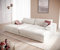 DELIFE XXL-Sofa Cubico Cord Beige 290x170 cm Big-Sofa