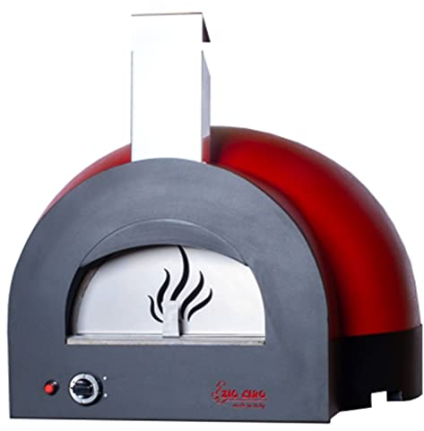 Forno a Legna da Esterno Cottura Diretta in Refrattario Zio Ciro Subito Cotto 80 Rosso