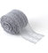 Spitzenband, 10 Meter 4,5cm Breites Vintage Spitzenbordüre Weiss Spitze Tischband Spitzenband Zum Nähen für Hochzeit Tischdeko Basteln Geschenkband(Grau)