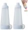 PLATEYTR Hand Batter Dispenser Pancake Batter Mix Bottle Bottle Dispenser Stainless Steel Stirring Ball Cupcake Pancake Crepe Batter, Practical Home Kitchen Tools(2 Pcs)