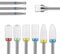 10Pcs Professional Ceramic Nail Drill Bits Set, Depvko 3/32'' Drill Bits for Nails Rotary Burrs for Acrylic Electric Manicure Pedicure e file Drill Bit Cuticle Bits for Nail File Machine