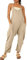 Onsoyours Femme Salopette Combinaison Pantalon Décontracté Playsuit Ample Harem Sarouel Pantalon Jumpsuit Casual Vintage Grande Taille Salopette De Travail Été Gris XXL