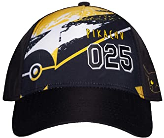DIFUZED Pokemon - Pikachu 025 - Casquette Ajustable Homme