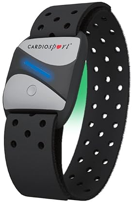 Cardiosport Pulsmesser Bluetooth/ANT+ kompatibel mit Fitness-Apps: Zwift, Strava, Polar, Wahoo, Rouvy, Peloton, Decathlon, Wahoo, Garmin GPS Fahrradcomputer