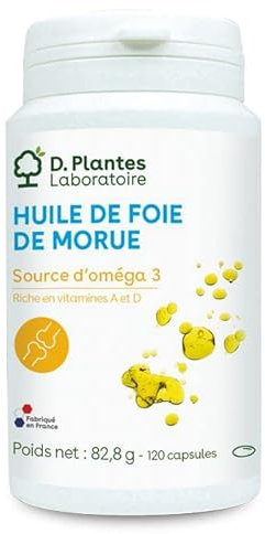 Huile de foie de morue 120 capsules