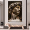 Abstrakte Griechische Statue Gips Skulptur Kunst Poster David Leinwand Malerei Michelangelo Kunst Drucke Wandbild Wohnzimmer Dekor 60X90Cm Kein Rahmen