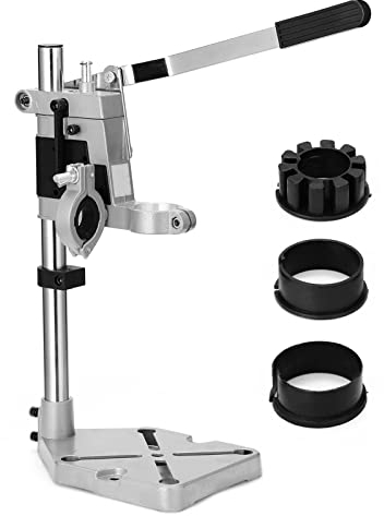 ERYUE Tischbohrmaschine Ständer Clamp Grundrahmen für Bohrmaschinen DIY Werkzeugpresse Handbohrmaschine Halter Elektrowerkzeuge Zubehör