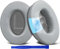 SoloWIT Cooling-Gel Ear Pads Cushions Replacement, Earpads for Bose QuietComfort 35 (QC35) and Quiet Comfort 35 II (QC35 II) Over-Ear Headphones, Noise Isolation Foam - QC35 CG Silver