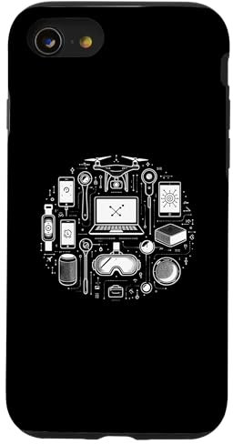 Custodia per iPhone SE (2020) / 7 / 8 Gadget Gli strumenti del gadget tecnologico della tecnologia dell'era moderna