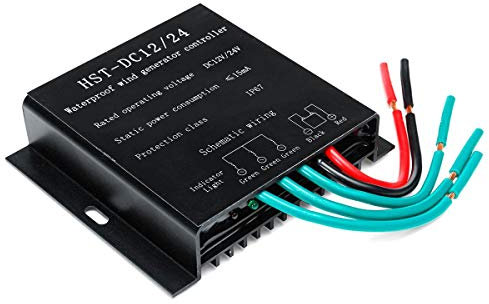 AISINILALAO Effizienter 2000 -W -Windturbinenladungs -Controller 12V 24 V 48 V MPPT Ladegerät Controller IP67 Wasserdicht Für Wind- Und Solarenergiesysteme,12v