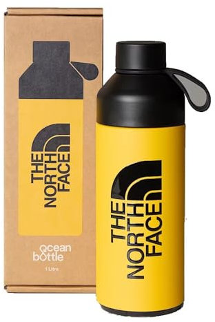 The North Face Unisex Water Bottle 1L Summit Gold/TNF Black