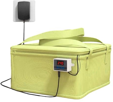 Caja De Fermentación Eléctrica - Caja De Fermentación Lavable para Hacer Pan, Fermentadora De | Equipos De Fermentación con Control De Temperatura con Apagado Automático, Pan De Madre, Yogur