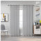 Miracle Home. Cortinas mordernas y Elegantes de 2 Piezas (Incluye una Pieza) para salón y Dormitorio con Ojales. Margarita. 145cm (Ancho) x 260cm (Alto). Blanco