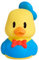 Just Play Badeente aus Gummi, 7,6 cm, Donald die Ente zum Sammeln