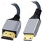 cablecc Câble HDMI 2.0 mâle 4K 60 Hz vers mini HDMI type C mâle avec gaine droite pour HDTV, ordinateur, moniteur d'ordinateur portable, 30 cm