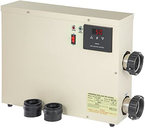 Chauffe-sauna, 1 1 kW Chauffe-eau électrique numérique thermostat chauffage de piscine SPA Température réglable du chauffage du bain de bain à remous, Chauffage rapide