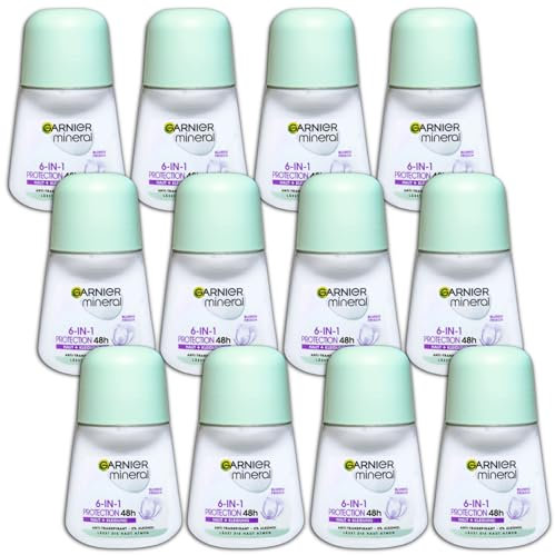 12 er Pack Garnier Mineral Deo Roll-on Protection 48H 6in1 12 x 50 ml