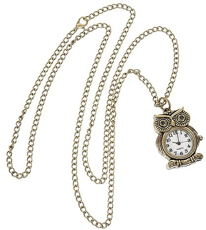 VALICLUD Retro Uhr damenarmbanduhr Damentaschenuhr Damenuhren Studentische Damenuhr owl Eulenschmuck für Frauen Eule Schmuck mechanische Taschenuhr Taschenuhren Metalluhr antike Taschenuhr