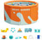 Piscina infantil - 90/120/180 cm, no inflable, piscina , plegable, piscina familiar portátil, piscina infantil portátil, para niños, niñas, adultos, familias, mascotas, al aire libre