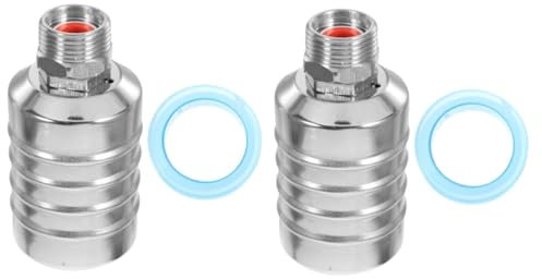 DIYEAH 2 Stück Schwimmerventil Ventil Für Wassertank Klein Ventile Aquarium Wasserventil Automatische Wasserstandskontrolle Schwimmer Niveauregler Regelventil Wassertank Rostfreier Stahl