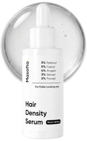 Masofta Hair Growth Serum For Promoting Hair Growth & Controlling Hair Fall With 3% Redensyl,5% Capixyl,4% Anagain,3% Procapil,3% Baicapil,Rosemary & Biotin,For Both Men & Women,White 50 ml(Pack of 1)