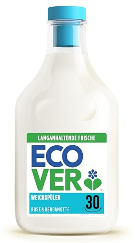 Ecover Weichspüler Konzentrat, Rose & Bergamotte, 750 ml