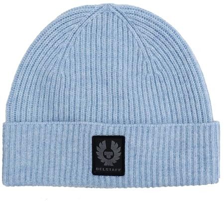 Belstaff Strickmütze Mütze Beanie Dock Hat Blau Hellblau One Size