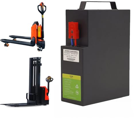 JHKJ 24 V 20 Ah Batterie für Elektro-Hubwagen – 24-Volt-LiFePO4-Gabelstaplerbatterie für 0–5000 W ETU15 Hubwagenmotoren