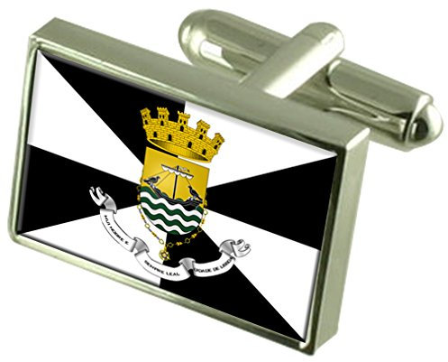 Select Gifts Lissabon Portugal Flagge Manschettenknöpfe