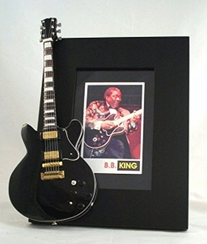 BB KING Bilderrahmen Mini Gitarre Lucille