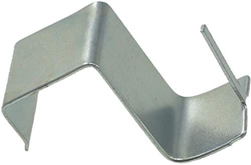 100 Supporti a molla per serramenti in PVC/legno (cromato)