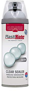 2 X Premium Satin Clear Acrylic 400ml