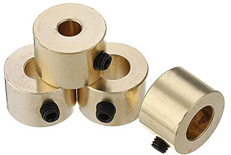 6/8/9/10 mm Messing Tiefenanschlagring Spiralbohrer Schaft Ring Holzbearbeitung Positionierer Abstand Ring Locator (8 mm)