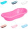 Lorelli Bañera de bebé 100 cm con compartimentos, forma anatómica, plástico, colores:rosa