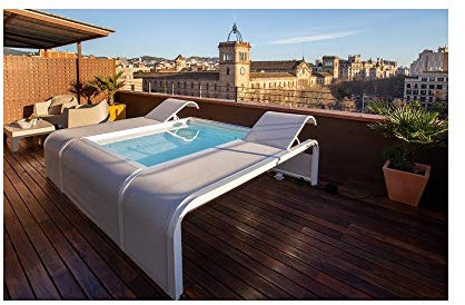 Gre Piscina con TUMBONAS Mariposa 282 X 219 X 60 CM