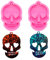 Nifocc - Molde de silicona con diseño de calavera y cabeza de fantasma, 2 unidades
