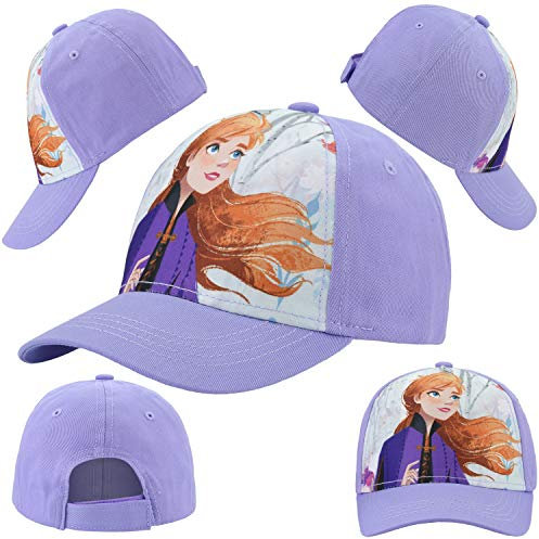 Licensed Kinder Mädchen Baseball Cap, Sommer Sonnenhut Frozen, Minnie Mouse, Shimmer & Shine 3+y Gr. S , Frozen (Violett)