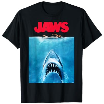 Jaws Oversize Poster Maglietta