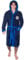 Chelsea FC - Herren Fleece-Bademantel mit Kapuze - offizielles Merchandise - Geschenk - Dunkelblau - XL