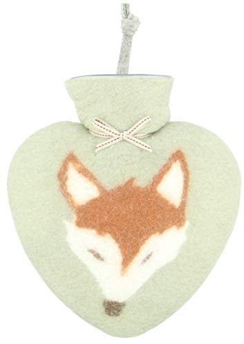 Wärmflasche - FUCHS - powdered jade