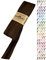Sandras-Bastelladen Schrägband/Einfassband Baumwolle Uni gefalzt 5m x 20mm 934-Schokobraun Dunkel