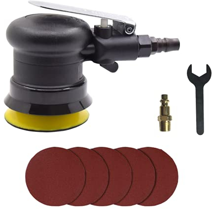 Outils pneumatiques Mini Air Palm Ponceuse orbitale aléatoire 75 mm Cercle Rond pour carrosserie automobile