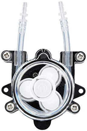 Wakects Pompe Péristaltique, Mini Pompe Péristaltique DC 12V Pompe à Liquide péristaltique Laboratoire de Bio-Ingénierie Pompe Biochimique Mini Pompe Doseuse Goutte à Goutte pour Débit(2 * 4 (Tuyau))