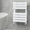 NRG Bathroom Flat Panel Heated Towel Rail Radiator Modern Central Heating Warmer Wall Mounted Ladder Rad 650×500mm Gloss White