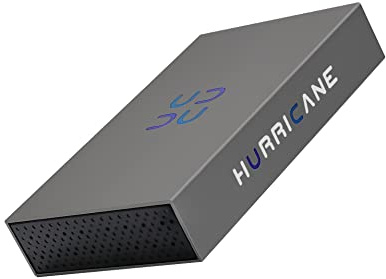 HURRICANE 3518C3 Externe Festplatte 5TB 3,5 USB-C Desktop Speicher mit Netzteil für PC, smart TV, Ps4, Ps5, Xbox Laptop, kompatibel mit Windows mac OS Linux