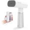 Cosicosy Travel Clothes Steamer, Travel Iron Steam Mini Handheld Garment Steamer Portable Clothes Steamer Wrinkle Remover for Home with Fast 25s Heat-up Detachable Water Tank White
